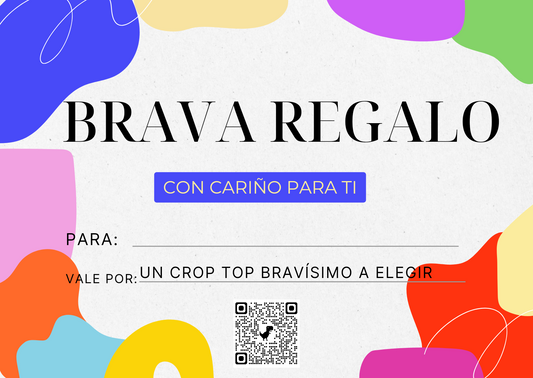 .Tarjeta de regalo Brava